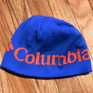 🇺🇲S/M Columbia Reversible Youth Beanie NWOT